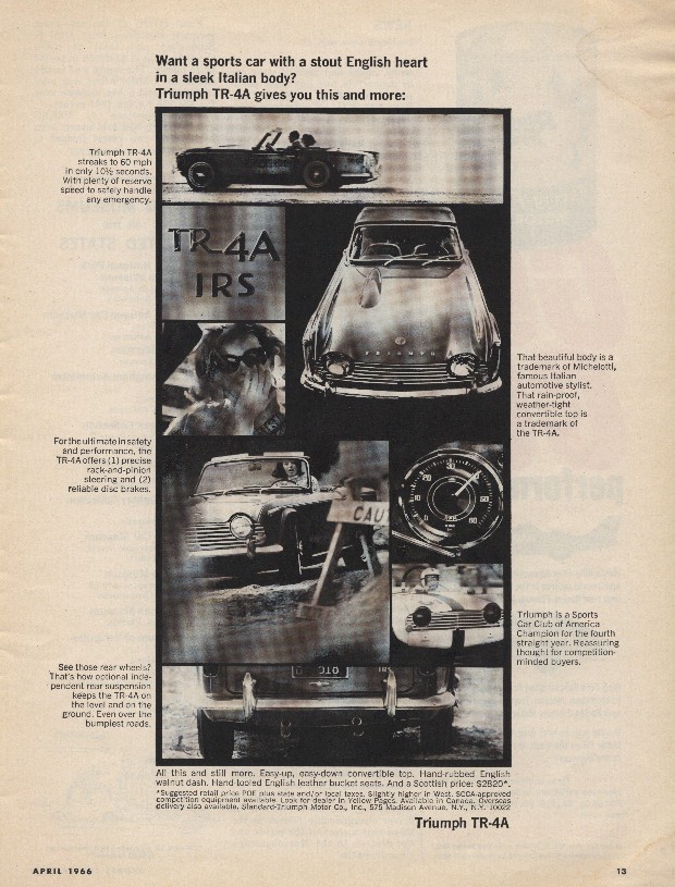 April 1966 USA